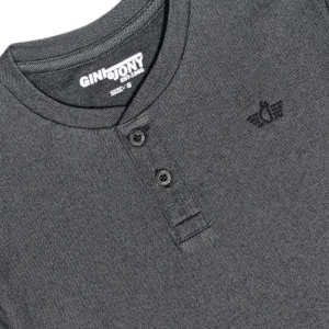 Gini And Jony Boys Grey Logo Cotton T-Shirt Half Sleeves