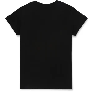 Gini And Jony Girls Black Graphic Print Cotton Knits Top Half Sleeves 3-4 Years