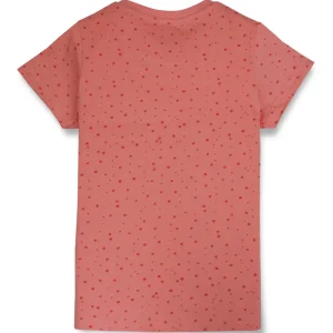 Gini And Jony Girls Cotton Round Neck Half Sleeves Knits Top