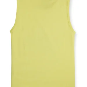 Gini And Jony Boys Yellow Graphic Print Cotton Sando Sleeveless