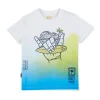 Gini & Jony Boys' Blue T-Shirt Knitshand-Wash Regular Fit