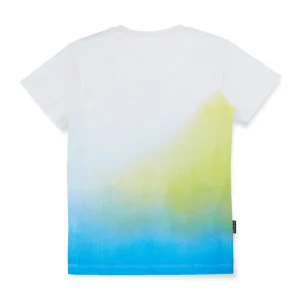 Gini & Jony Boys' Blue T-Shirt Knitshand-Wash Regular Fit