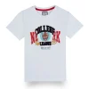 Gini And Jony Boys White Typographic Print Cotton Half Sleeves T-Shirt