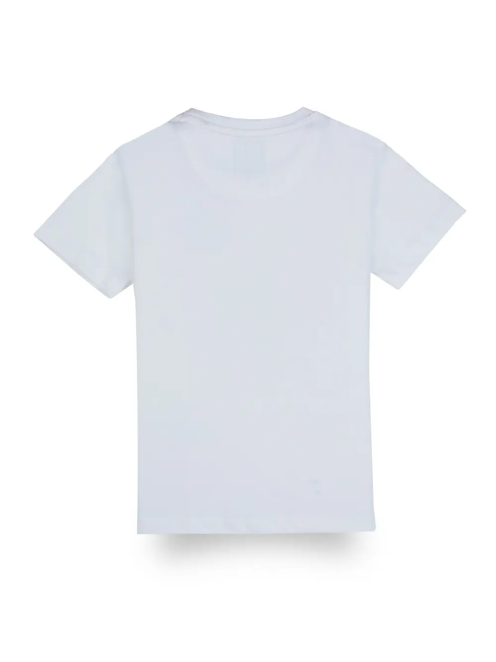 Gini And Jony Boys White Typographic Print Cotton Half Sleeves T-Shirt