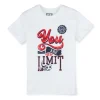 Gini & Jony Boys' Blue T-Shirt Knitshand-Wash Regular Fit