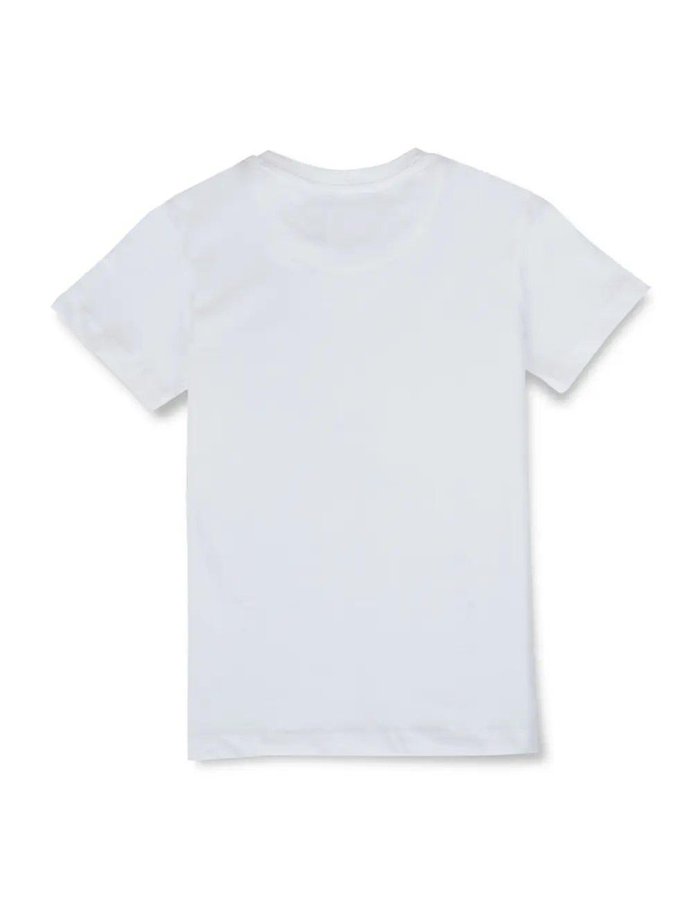 Gini And Jony Boys White Paisley Print Cotton T-Shirt Half Sleeves