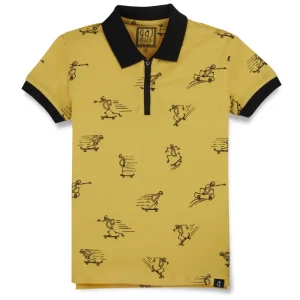 Gini & Jony Boys Solid Spread Collar Half Sleeves Shirt