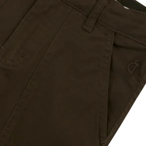 Gini And Jony Boys Brown Solid Cotton Bermuda Elasticated