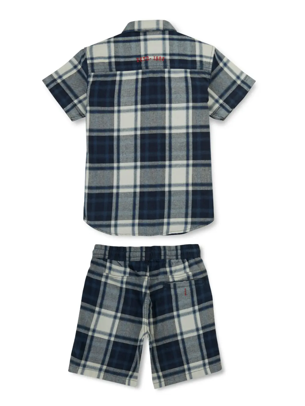 Gini & Jony Boys Multicolor Solid Cotton Co-Ordinate Set