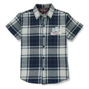 Gini & Jony Boys Multicolor Solid Cotton Co-Ordinate Set
