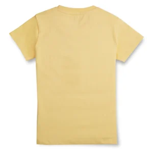 Gini And Jony Girls Yellow Graphic Print Cotton Knits Top Half Sleeves 9-10 Years