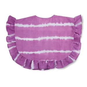 Gini And Jony Girls Purple Abstract Cotton Woven Top Half Sleeves 9-10 Years