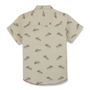 Gini And Jony Boys Solid Cotton Shirt