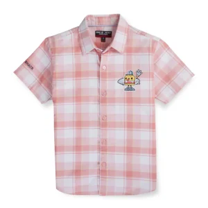 Gini And Jony Boys Solid Cotton Shirt