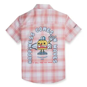 Gini And Jony Boys Solid Cotton Shirt