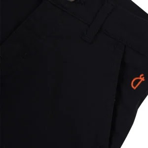 Gini & Jony Boys Black Twill Solid Elasticated Shorts