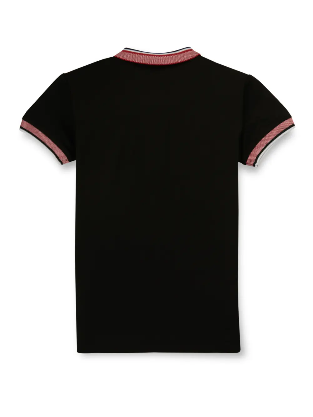 Gini And Jony Boys Black Solid Cotton Polo T-Shirt Half Sleeves