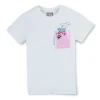Gini & Jony Boys' Blue T-Shirt Knitshand-Wash Regular Fit