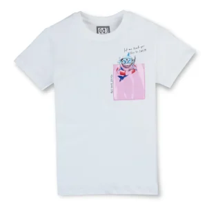 Gini & Jony Boys' Blue T-Shirt Knitshand-Wash Regular Fit