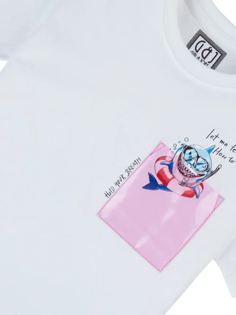 Gini & Jony Boys' Blue T-Shirt Knitshand-Wash Regular Fit