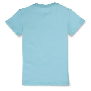 Gini & Jony Boys' Blue T-Shirt Knitshand-Wash Regular Fit