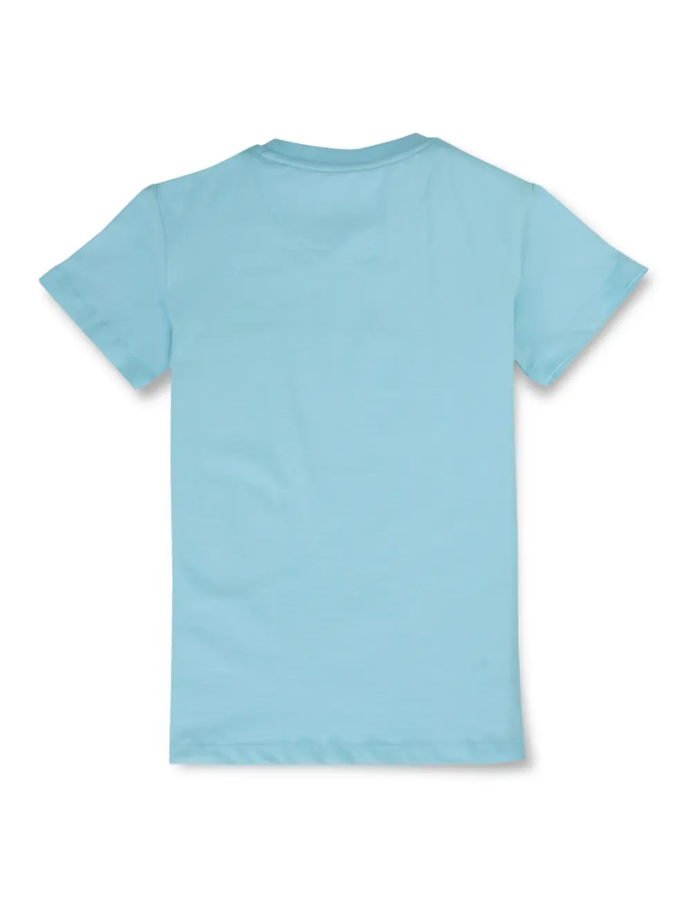 Gini & Jony Boys' Blue T-Shirt Knitshand-Wash Regular Fit