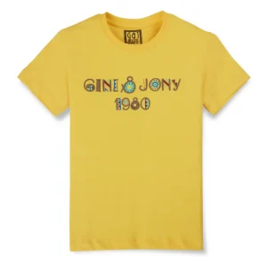 Gini & Jony Baby Boys Typography, Printed Cotton Blend Regular T Shirt