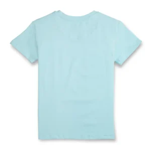 Gini & Jony Boys' Blue T-Shirt Knitshand-Wash Regular Fit