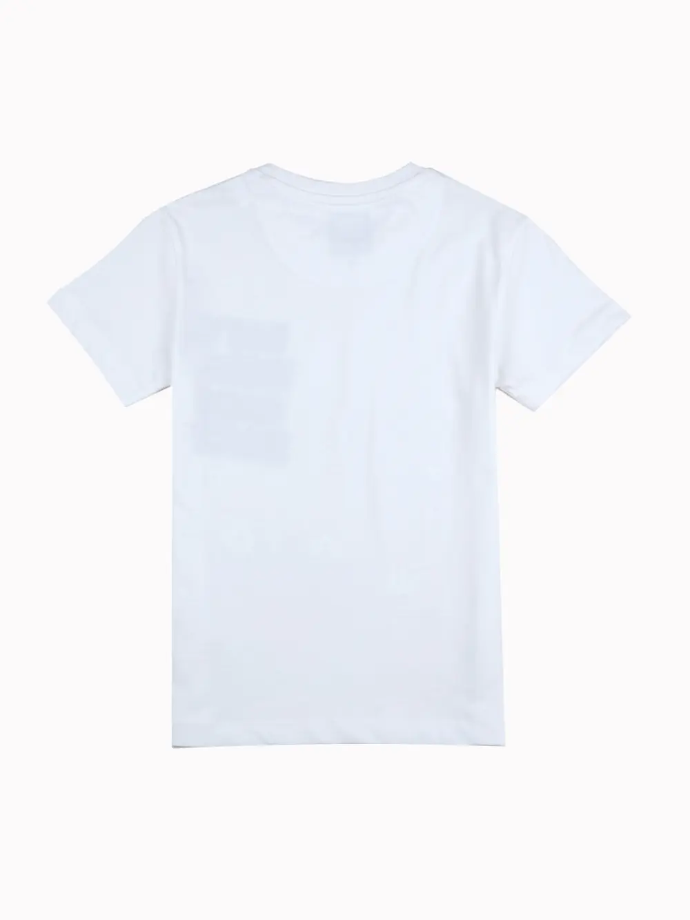 Gini And Jony Boys White Typographic Print Cotton T-Shirt Half Sleeves