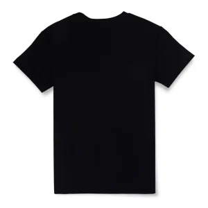 Gini And Jony Boys Black Typographic Print Cotton T-Shirt Half Sleeves