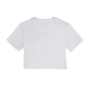 Gini And Jony Girls Cotton Round Neck Half Sleeves Knits Top