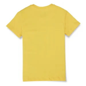 Gini And Jony Boys Yellow Graphic Print Cotton T-Shirt Half Sleeves