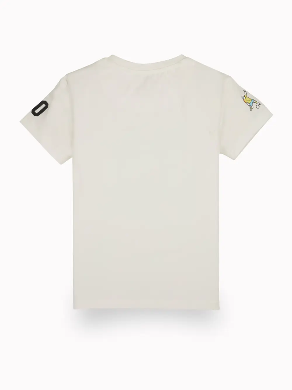 Gini And Jony Boys White Graphic Print Cotton T-Shirt Half Sleeves
