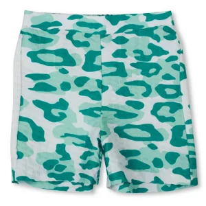 Gini And Jony Girls Green Animal Print Cotton Co-Ordinate Set 9-10 Years