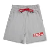 Gini And Jony Boys Grey Solid Cotton Shorts Elasticated