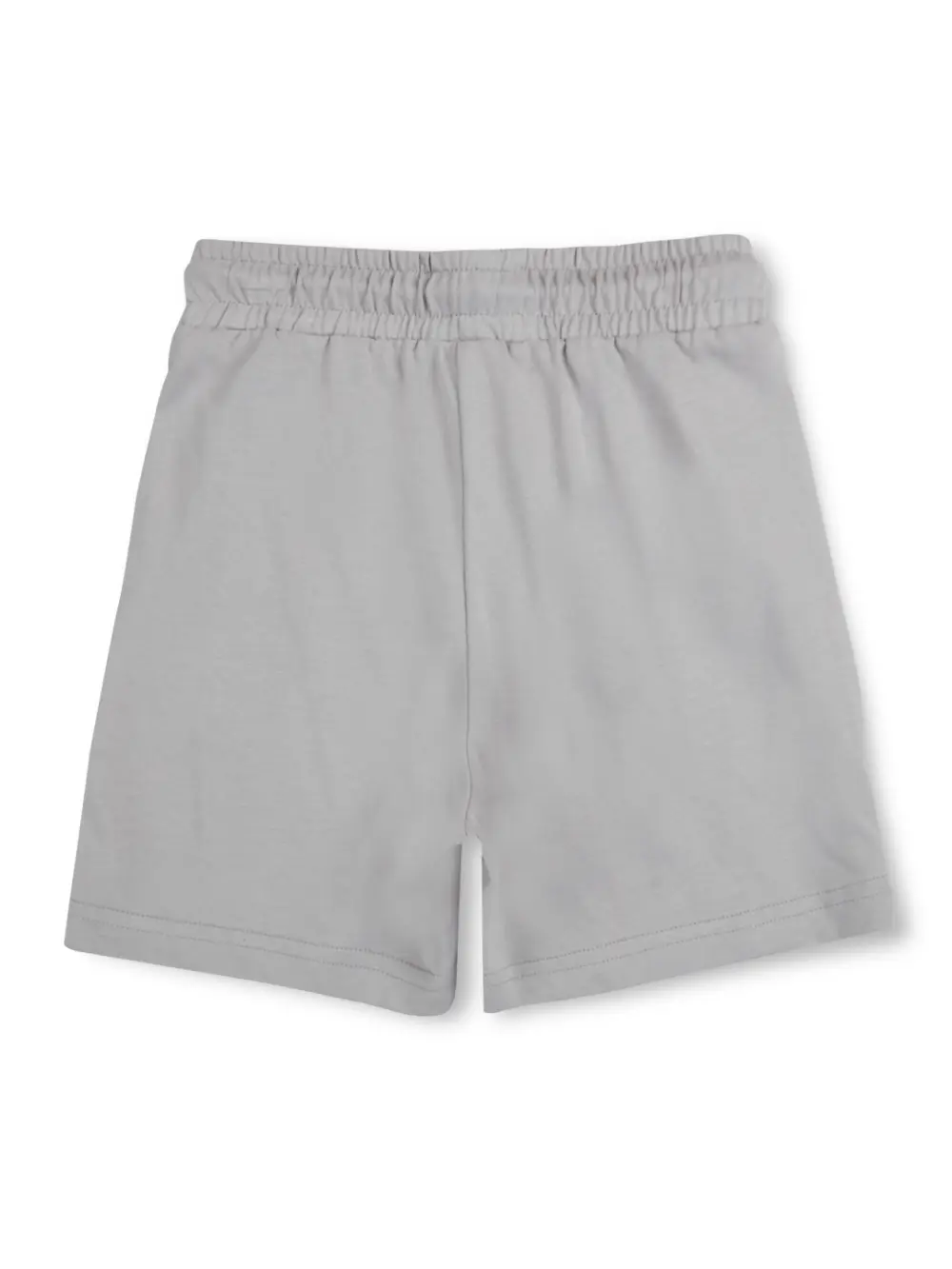 Gini And Jony Boys Grey Solid Cotton Shorts Elasticated