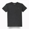 Palm Tree Boys Grey Typographic Print Cotton T-Shirt Half Sleeves