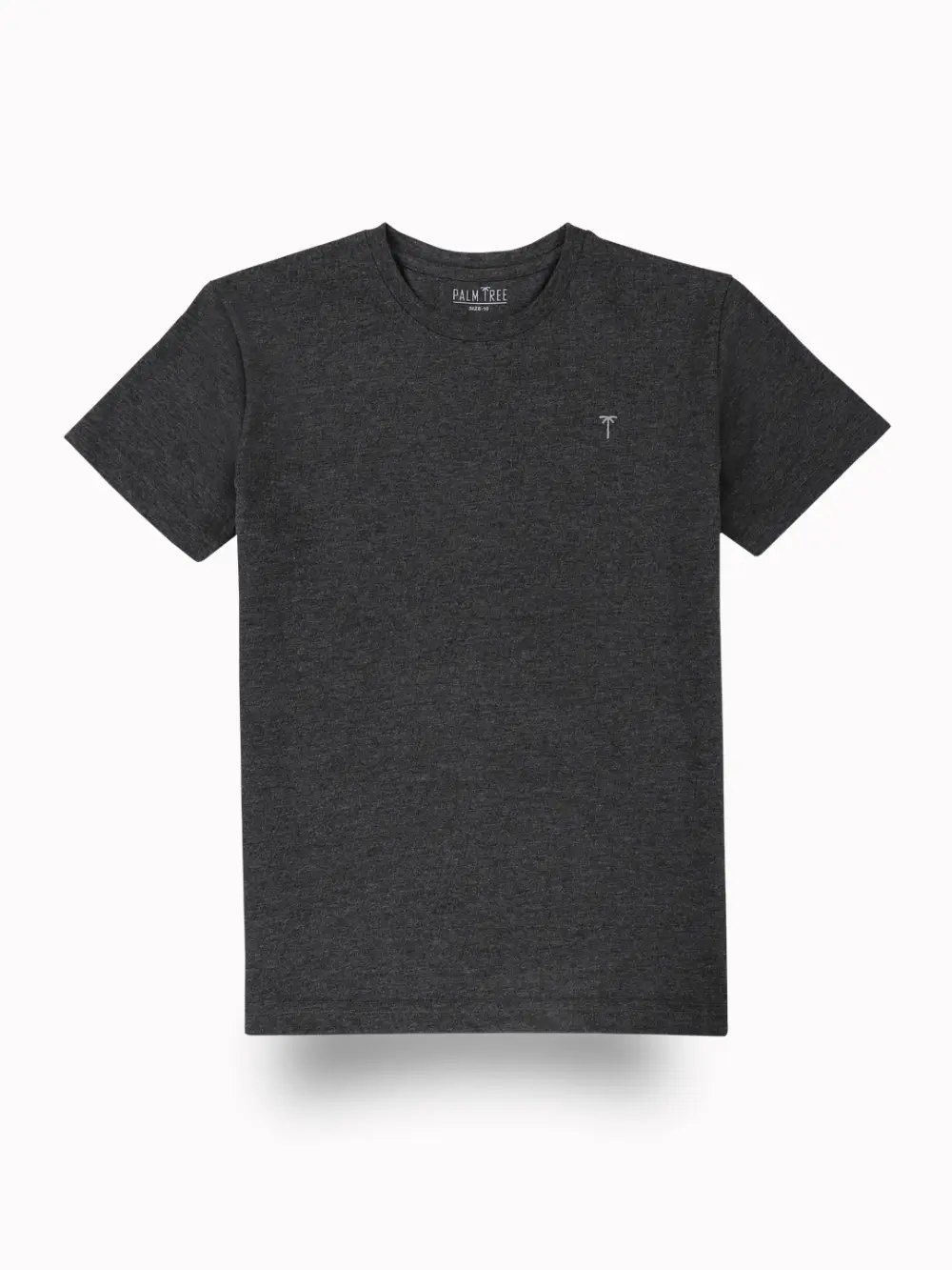 Palm Tree Boys Grey Typographic Print Cotton T-Shirt Half Sleeves