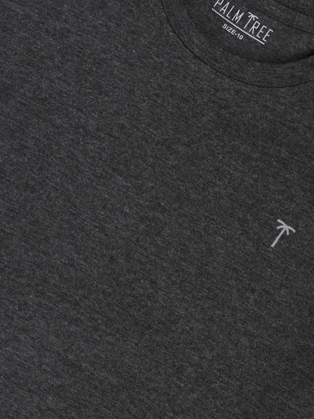 Palm Tree Boys Grey Typographic Print Cotton T-Shirt Half Sleeves