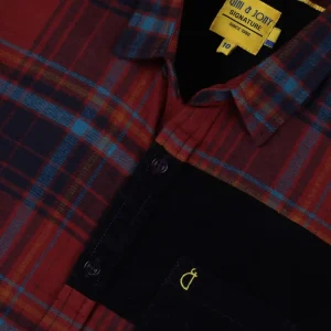 Gini And Jony Boys Red Checks Cotton Shirt Full Sleeves
