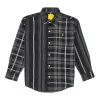 Gini And Jony Boys Black Checks Cotton Shirt Full Sleeves