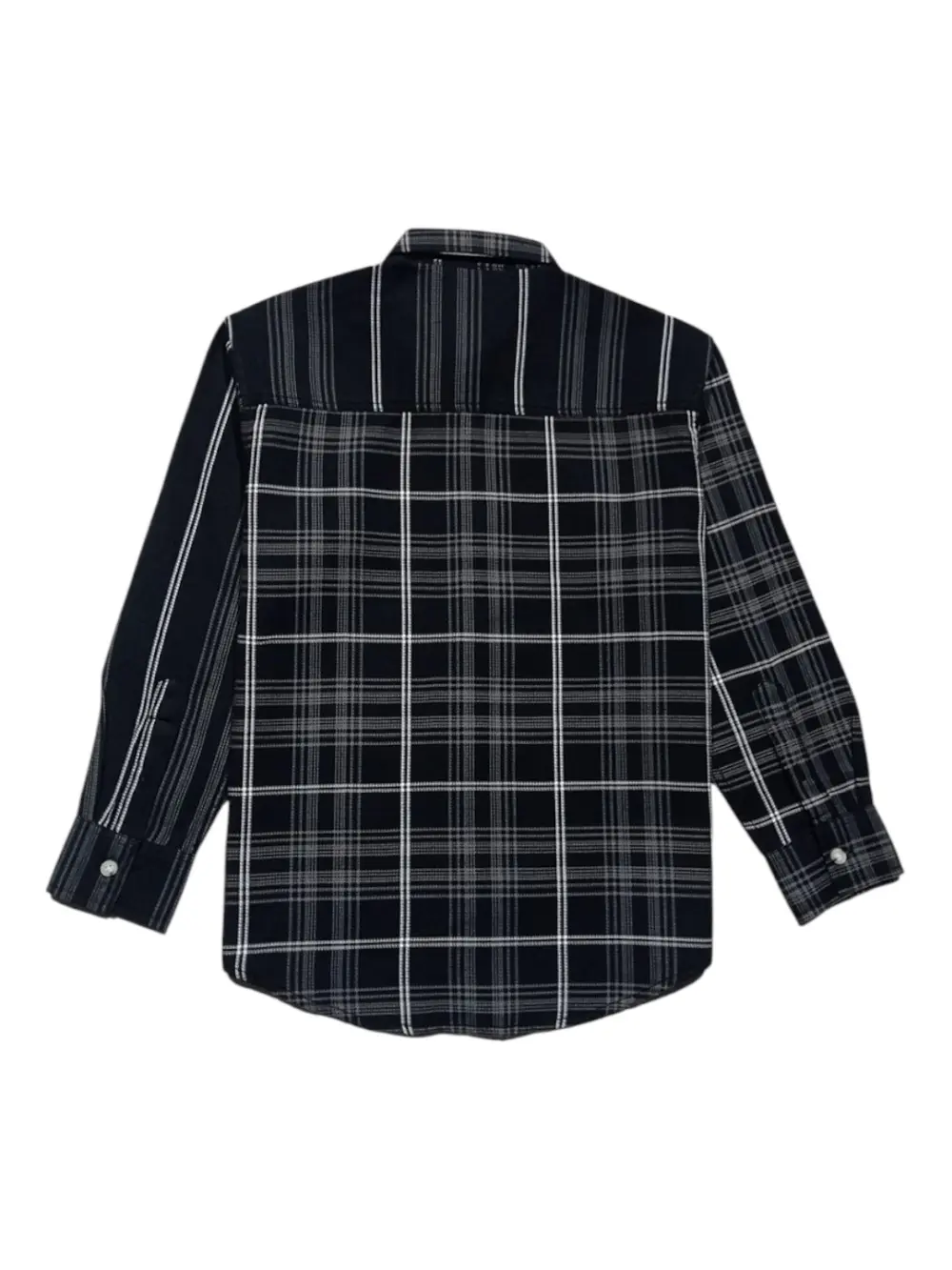 Gini And Jony Boys Black Checks Cotton Shirt Full Sleeves