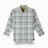Gini And Jony Boys Off White Checks Cotton Shirt Full Sleeves