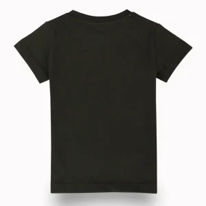 Gini And Jony Boys Olive Graphic Print Cotton T-Shirt Half Sleeves