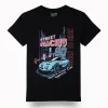 Gini And Jony Boys Black Graphic Print Cotton T-Shirt Half Sleeves