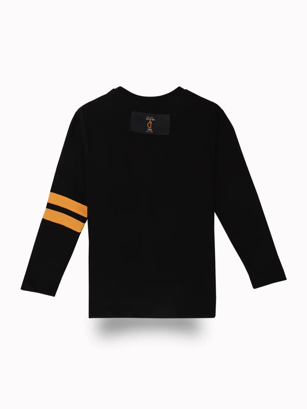 Gini And Jony Boys Black Graphic Print Cotton T-Shirt Full Sleeves