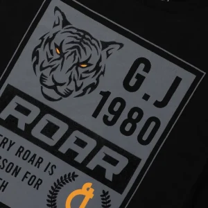 Gini And Jony Boys Black Graphic Print Cotton T-Shirt Full Sleeves