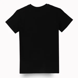 Gini And Jony Boys Black Graphic Print Cotton T-Shirt Half Sleeves