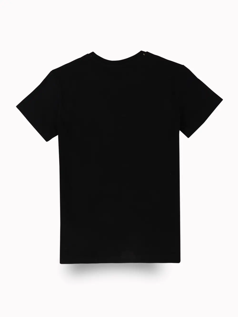 Gini And Jony Boys Black Graphic Print Cotton T-Shirt Half Sleeves