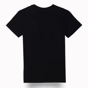Gini And Jony Boys Black Graphic Print Cotton T-Shirt Half Sleeves